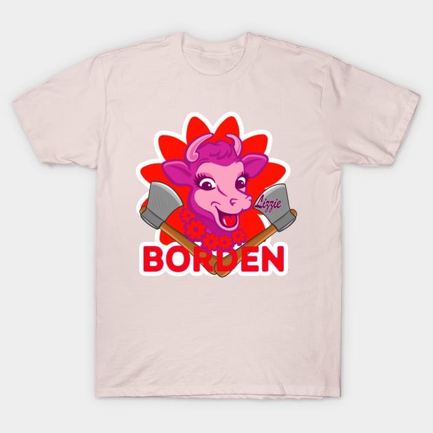 Lizzie Borden Milk T-Shirt by Ladybird Etch Co.